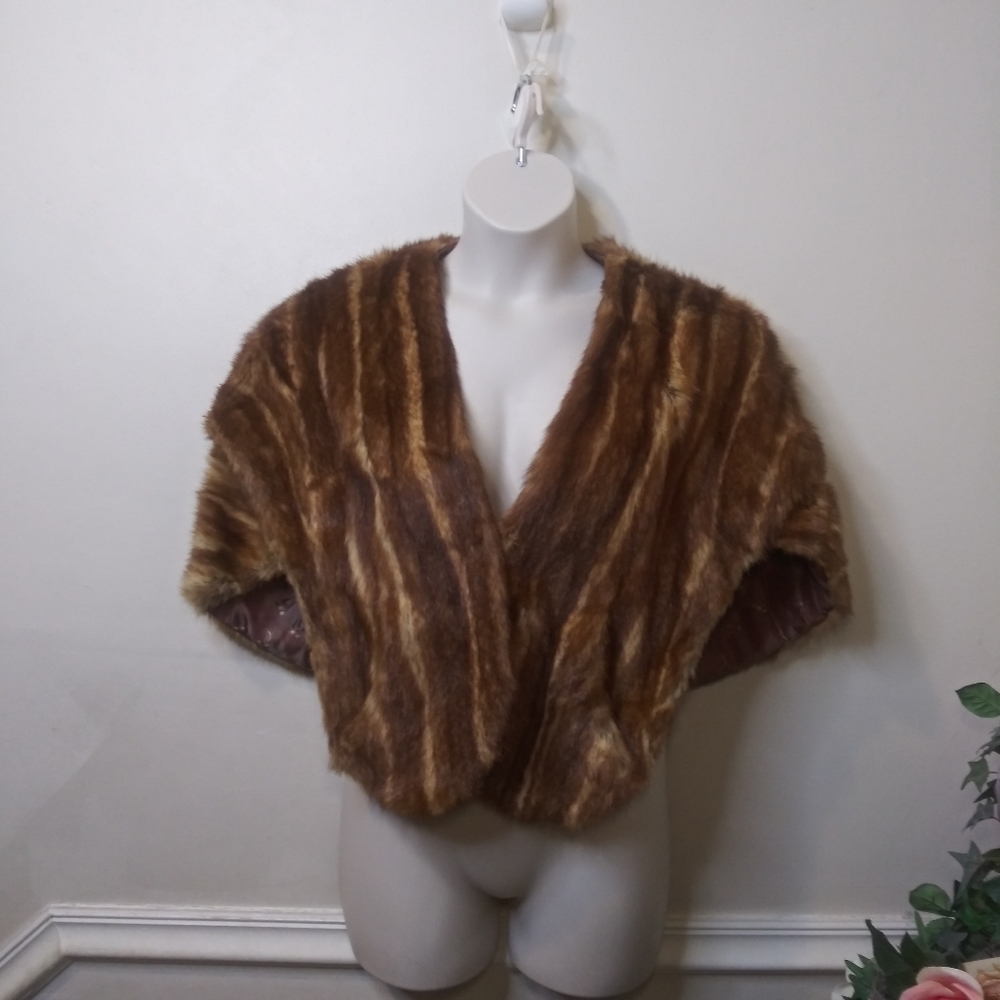 Vintage Mink Stole Rare Larger Size From Steinfeld's Tucson - Picture 11 of 11